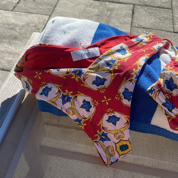 WeWoreWhat Onia Small Tile Print Bikini - Picture 4 of 8